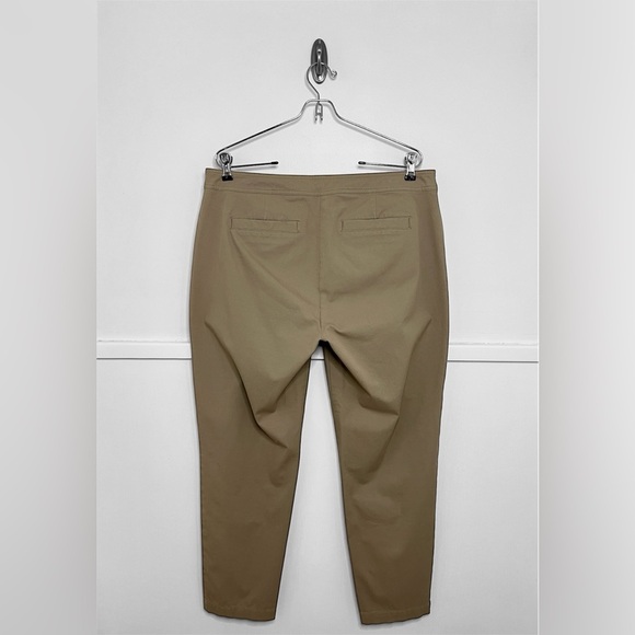 Eileen Fisher Organic Cotton Slim Ankle Pant in Stone - Picture 5 of 9